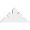 Ekena Millwork Saratoga Architectural Grade PVC Gable Bracket, 36"W x 18"H x 6"D x 6"F, 12/12 Pitch GBP036X18X0606SAR00 - alternate 3